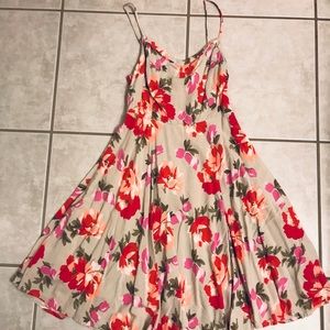 Fit and flare cami floral dress